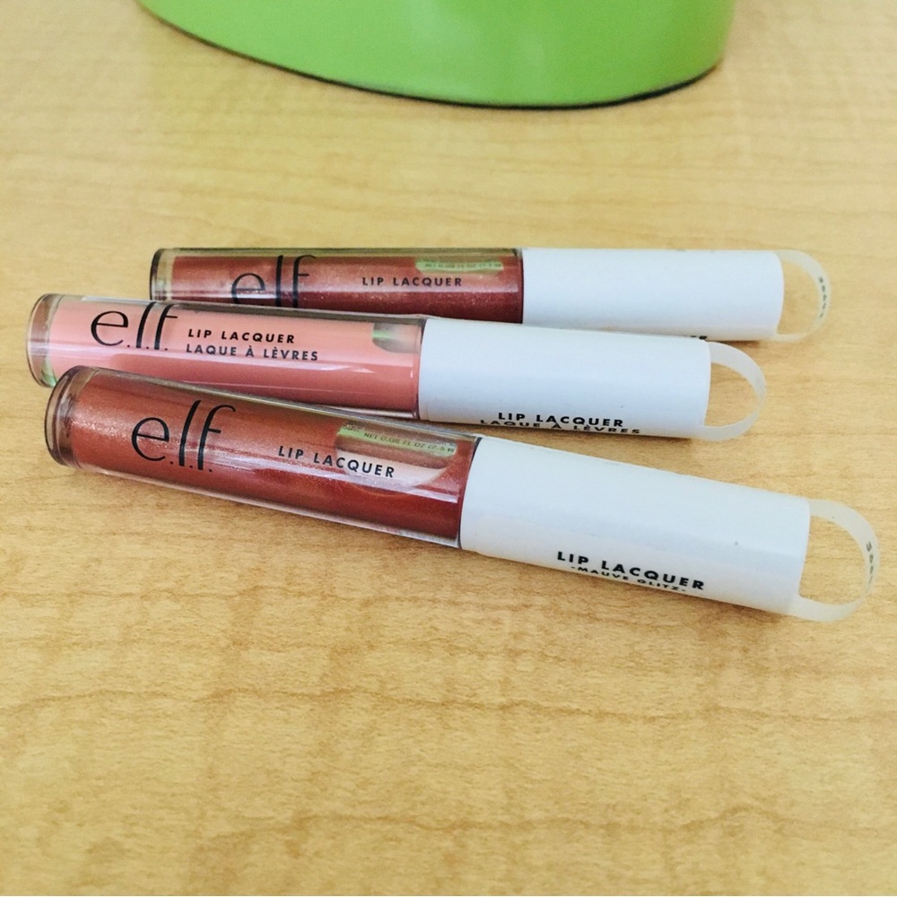 LP NWT e.l.f. Lip Lacquer Gloss Sheer Tint Vit A E | Choose Your Color